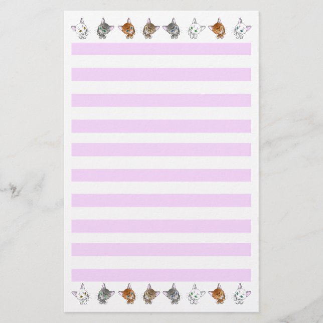 Papelaria The letter paper of the cats (Frente)