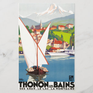 Papelaria Thonon Les Bains Viagem Francesa Europa