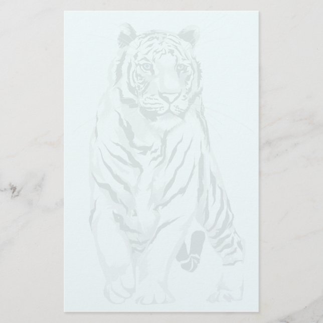 Papelaria Tigre branco stationery_vertical.v2. (Frente)