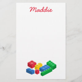 Papelaria Tijolos para a construção de brinquedos crianças c