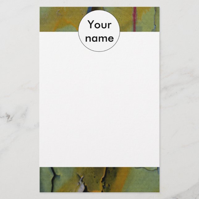 Papelaria Tinta de descasque (Frente)