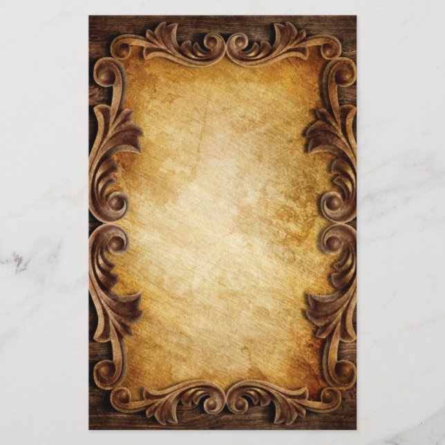 Papelaria tipografia russa casamento no país ocidental (Frente)