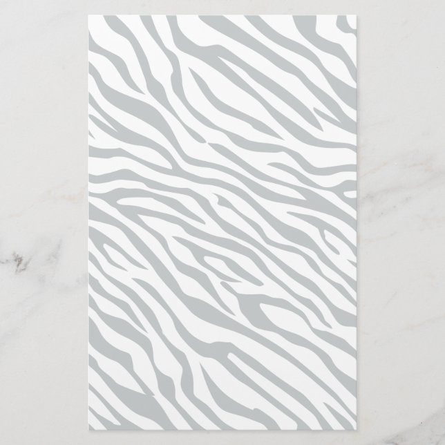 Papelaria Tiras de Zebra Mágica Clique para Personalizar a c (Frente)