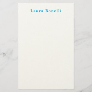 Papelaria Título de Nome Simples Moderno Profissional Minima