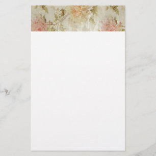 Papelaria Toile floral francês antigo