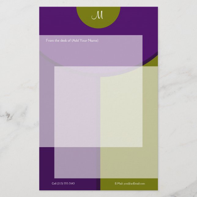 Papelaria Tom Moderno Dois (Frente)