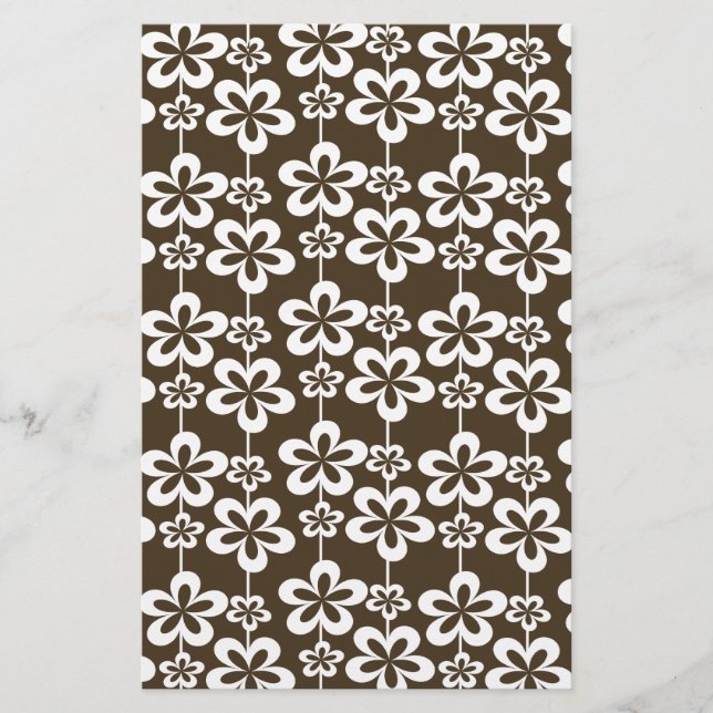 Papelaria Trendy Girly Floral Pattern (Frente)