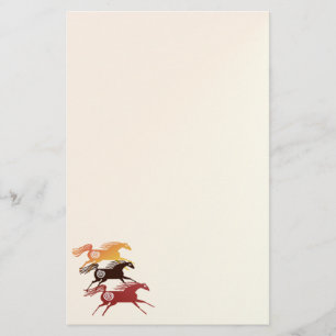 Papelaria Três cavalos antigos 2STATIONERY