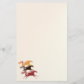 Papelaria Três cavalos antigos 2STATIONERY
