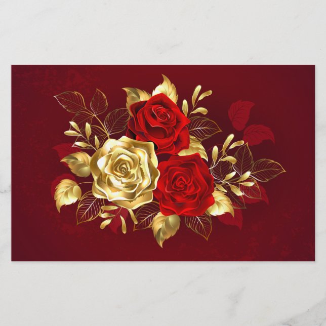 Papelaria Três Rosas de joalharia (Frente)