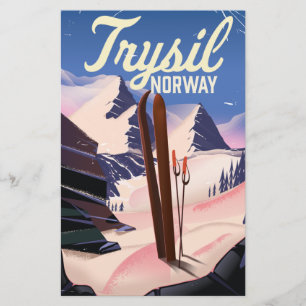 Papelaria Trysil Noruega esqui