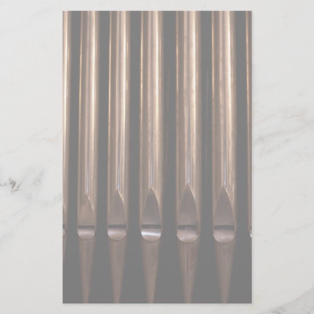 Papelaria Tubulações de órgão (Frente)