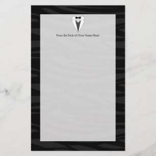 Papelaria Tuxedo preto/branco