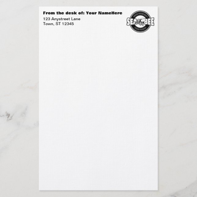 Papelaria U.S. Seabee do marinho (Frente)