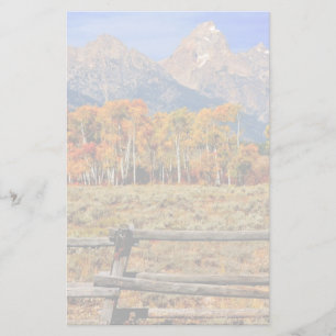 Papelaria Um momento em Wyoming no outono