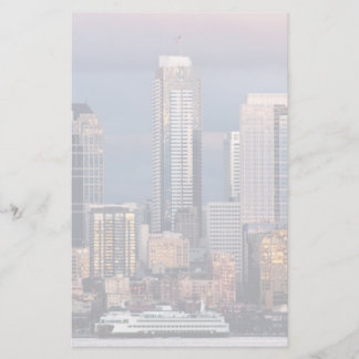 Papelaria Um pôr do sol lindo e dramático visto do Ocidente