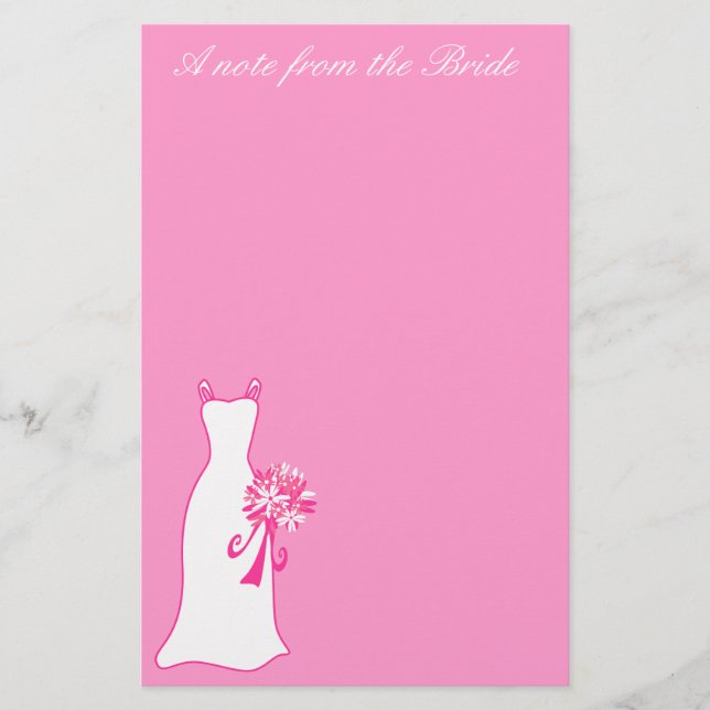 Papelaria Uma nota da Bela Bridal Stationery (Frente)