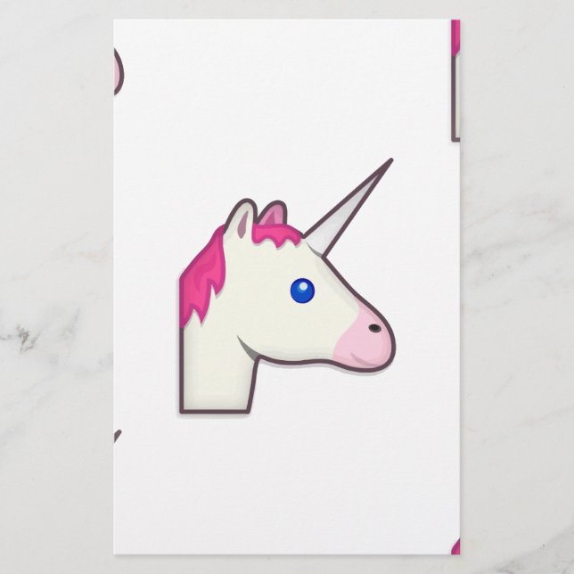 Papelaria unicorn emoji (Frente)