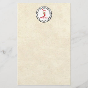 Papelaria Urso de ursinho do Feliz Natal no quadro do