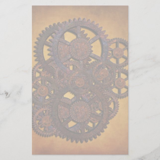 Papelaria Ursos Rusty Steampunk (Frente)