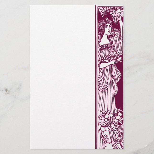 Papelaria Uvas para colheita (Frente)