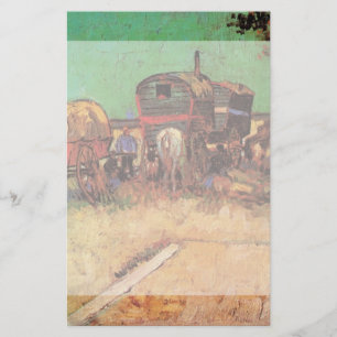 Papelaria Van Gogh; Acampamento de ciganos com caravanas