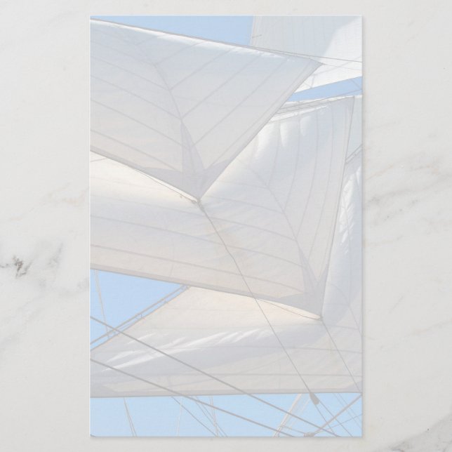 Papelaria Velas de um artigo de entrega à vela (Frente)