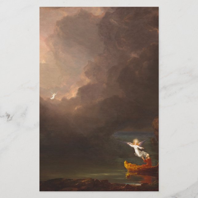 Papelaria Viagem da vida de Thomas Cole, 1842 (Frente)