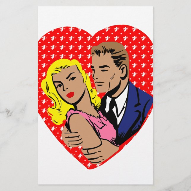 Papelaria vintage antivalentina (Frente)