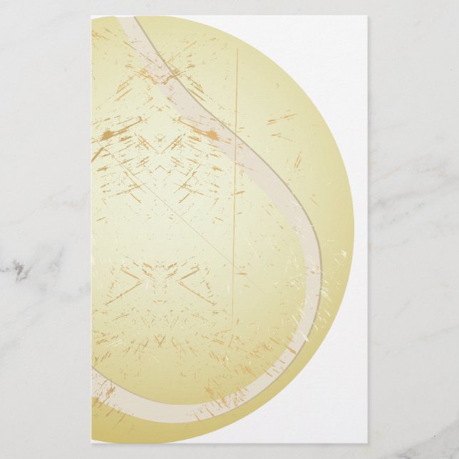 Papelaria vintage da bola de tênis (Frente)