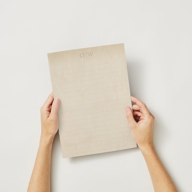 Papelaria Vintage Elegant Links Iniciais Antigo (Criador carregado)