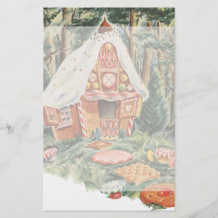Papelaria Vintage Fairy Tale, Hansel e Gretel Candy House