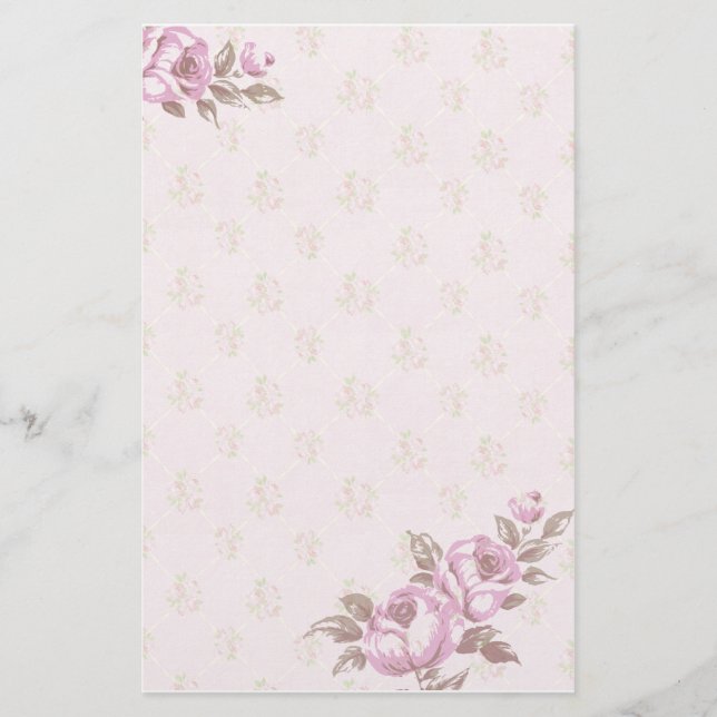 Papelaria Vintage Floral (Frente)