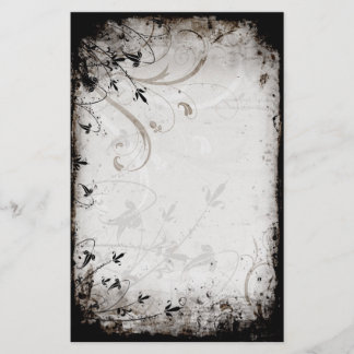 Papelaria Vintage Floral Stationery