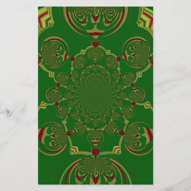 Papelaria Vintage Green (Frente)