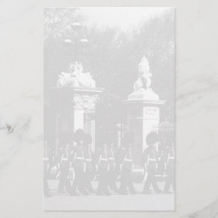 Papelaria Vintage London Mudando guarda Palácio Buckingham
