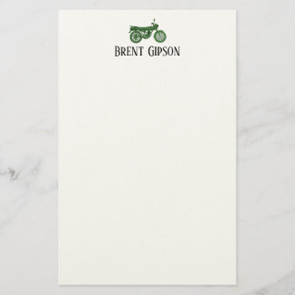 Papelaria Vintage Motorcycle Sketch  Stationary 