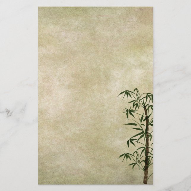 Papelaria Vintage Oriental Bamboo 1 (Frente)
