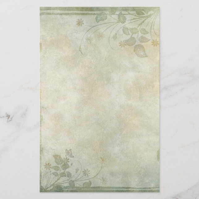 Papelaria Vintage Pastel Floral Wedding (Frente)