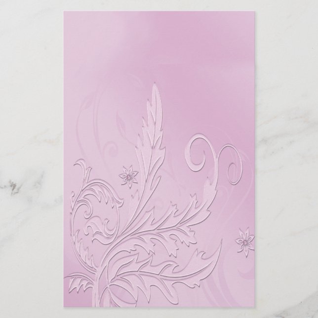 Papelaria Vintage Purple Passion Floral (Frente)