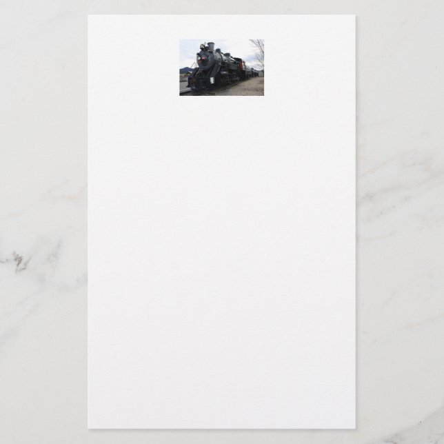 Papelaria Vintage Railroad Steam (Frente)