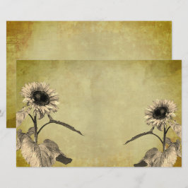 Papelaria Vintage Sunflower