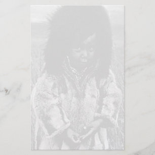 Papelaria Vintage USA Alaska eskimo boy 1970