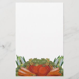 Papelaria Vintage Vegetables