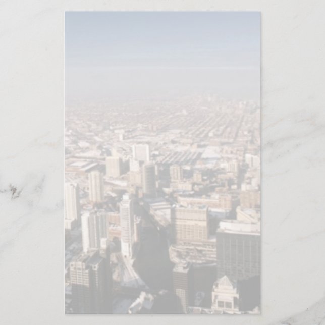 Papelaria Vista panorâmica da cidade (Frente)