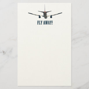Papelaria Voar para fora do avião