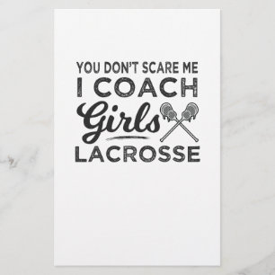 Papelaria Você não me assusta, eu treino Lacrosse