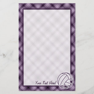 Papelaria Voleibol roxo