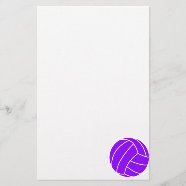 Papelaria Voleibol Violeta (Frente)
