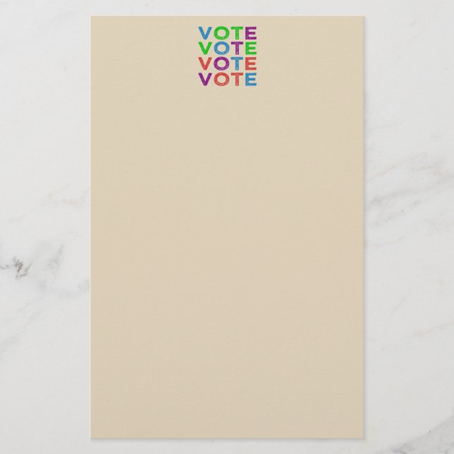 Papelaria VOTE Multicolorido (Frente)